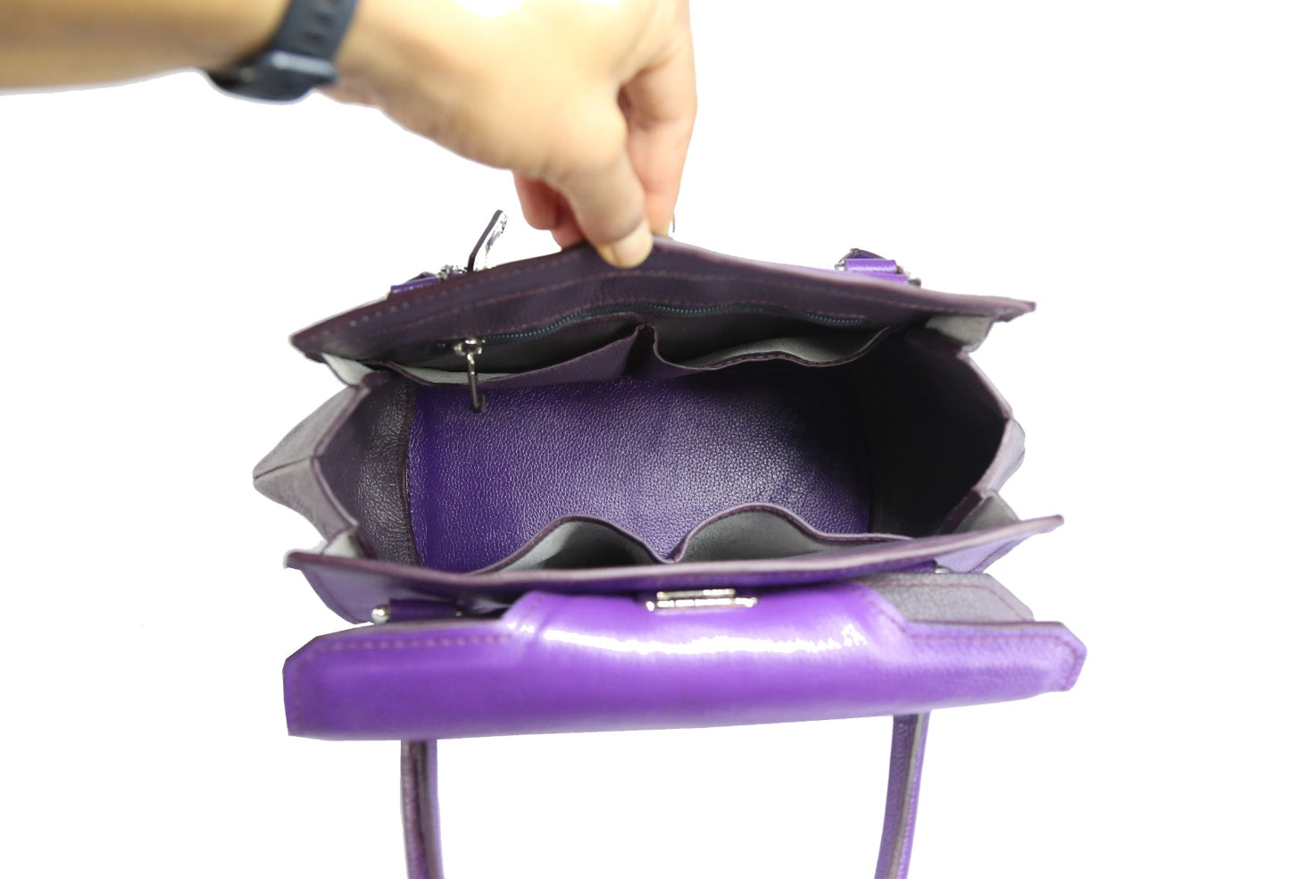 Cartera Morada
